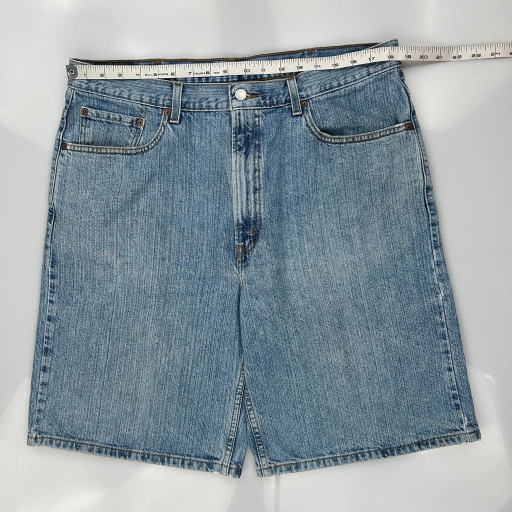 Levis Denim Shorts - 38W 11L Blue Cotton - Image 3