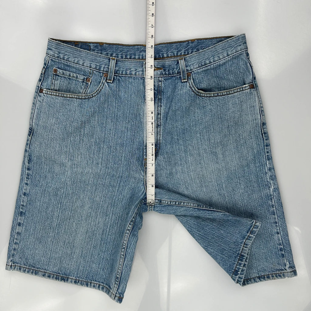 Levis Denim Shorts - 38W 11L Blue Cotton - Image 4