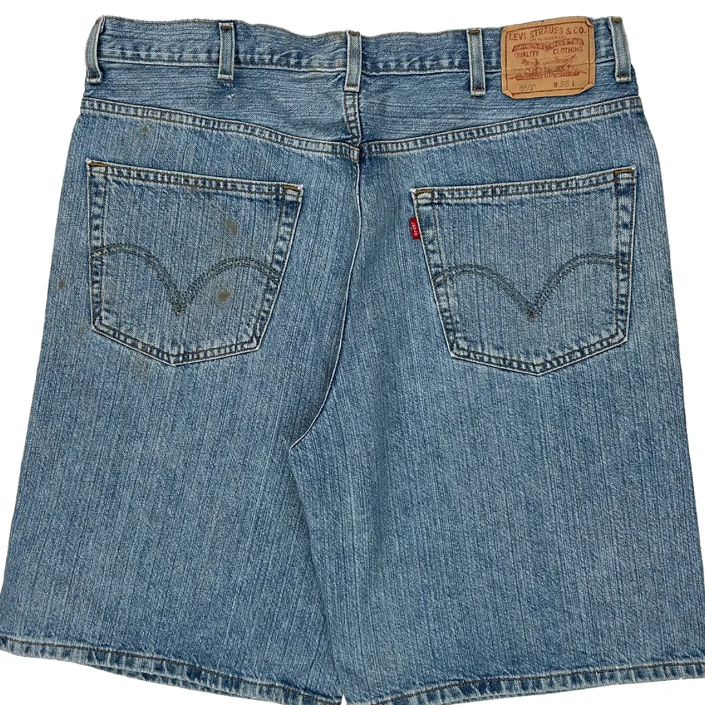 Levis Denim Shorts - 38W 11L Blue Cotton - Image 8