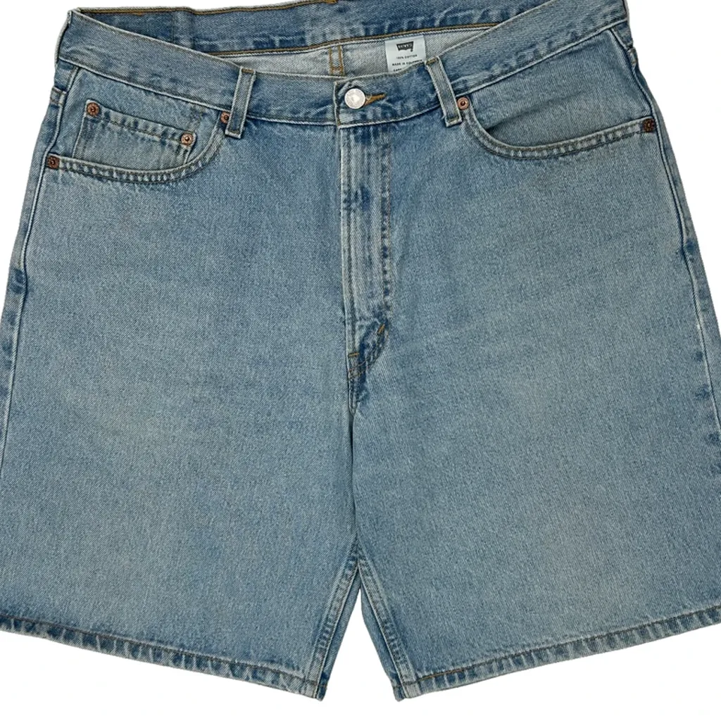 Levis Denim Shorts - 36W 9L Light Wash Cotton - Image 11