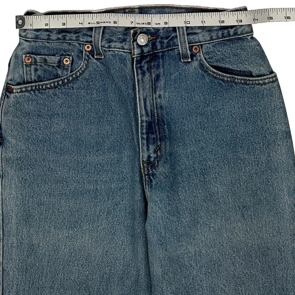 Made In USA Levis 550 Jeans - 27″ Waist Acid Wash Cotton - Image 10