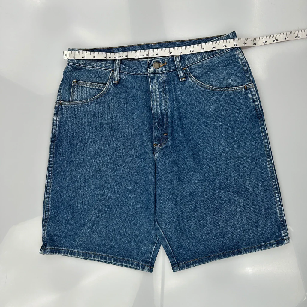 Wrangler Denim Shorts - 33W 9L Blue Cotton - Image 3