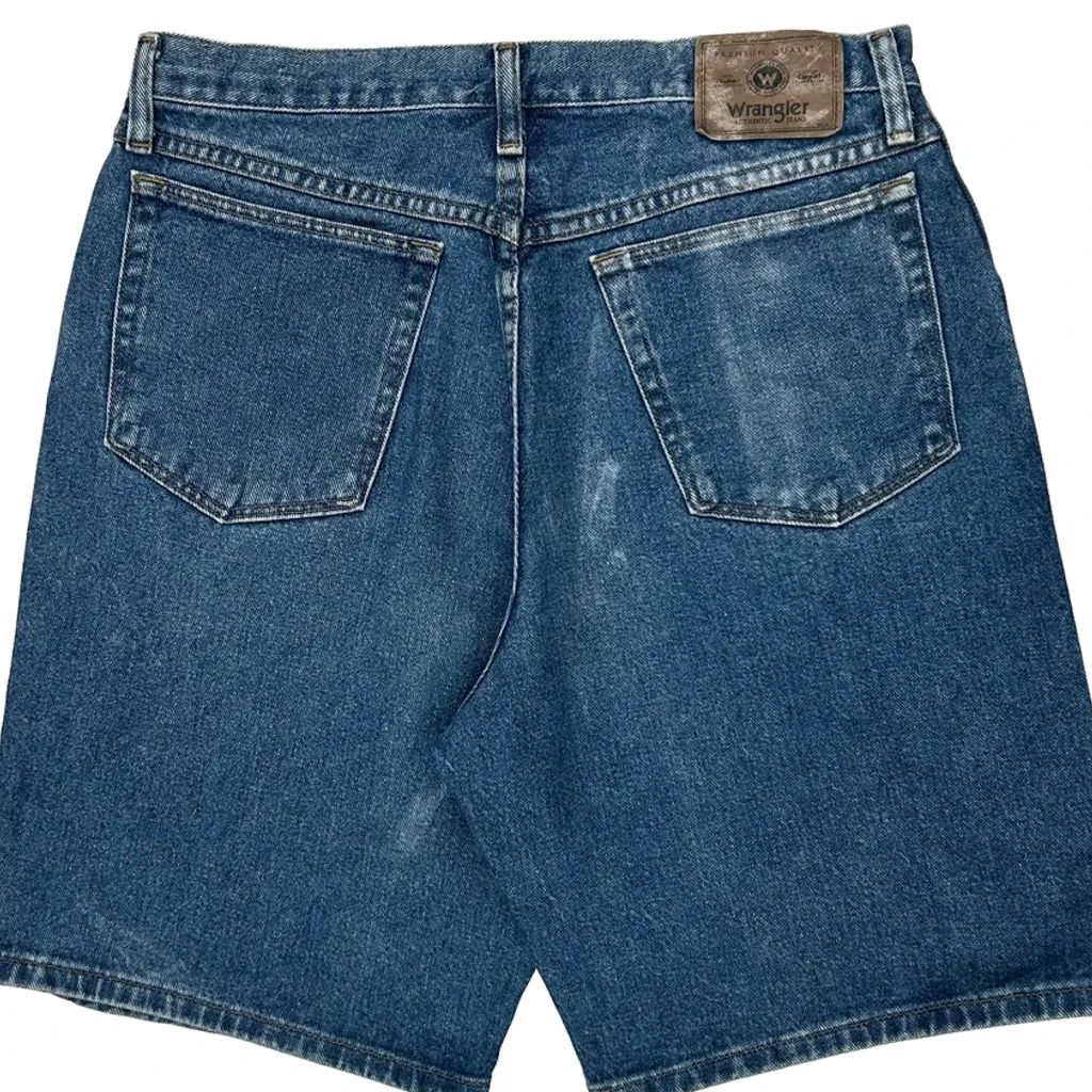 Wrangler Denim Shorts - 33W 9L Blue Cotton - Image 9