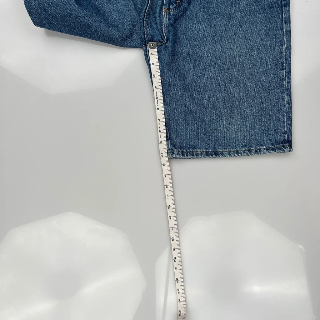 Wrangler Denim Shorts - 34W 11L Blue Denim - Image 5